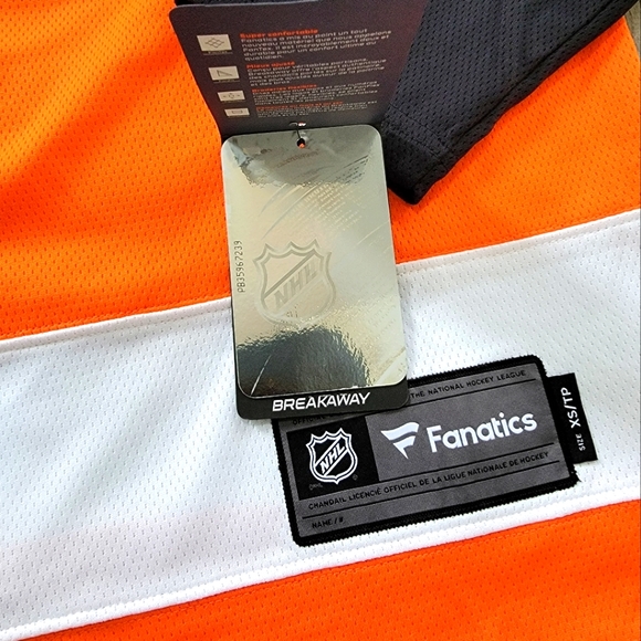 BRAND NEW Fanatics Authentic Flyers Couturier #14 Home Jersey Men's Size XS - Picture 7 of 7